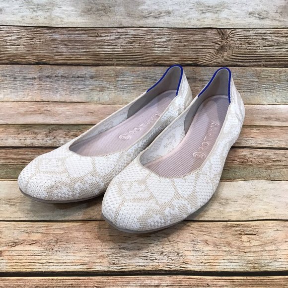 NWOB Rothys Womens Size 12 The Square Flat in Lily RETIRED - Picture 3 of 6